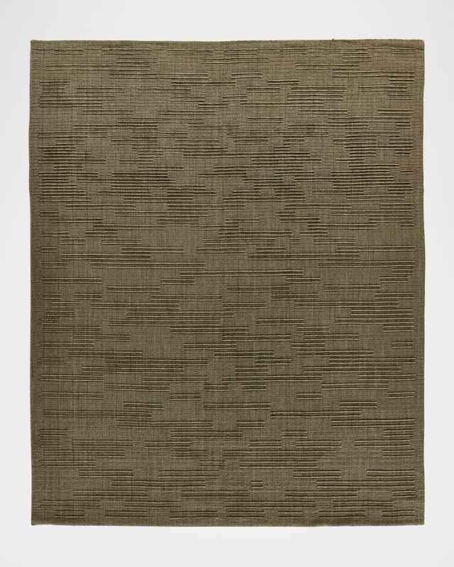 Geist Olive Hand-Loomed Rug, 9' x 12'